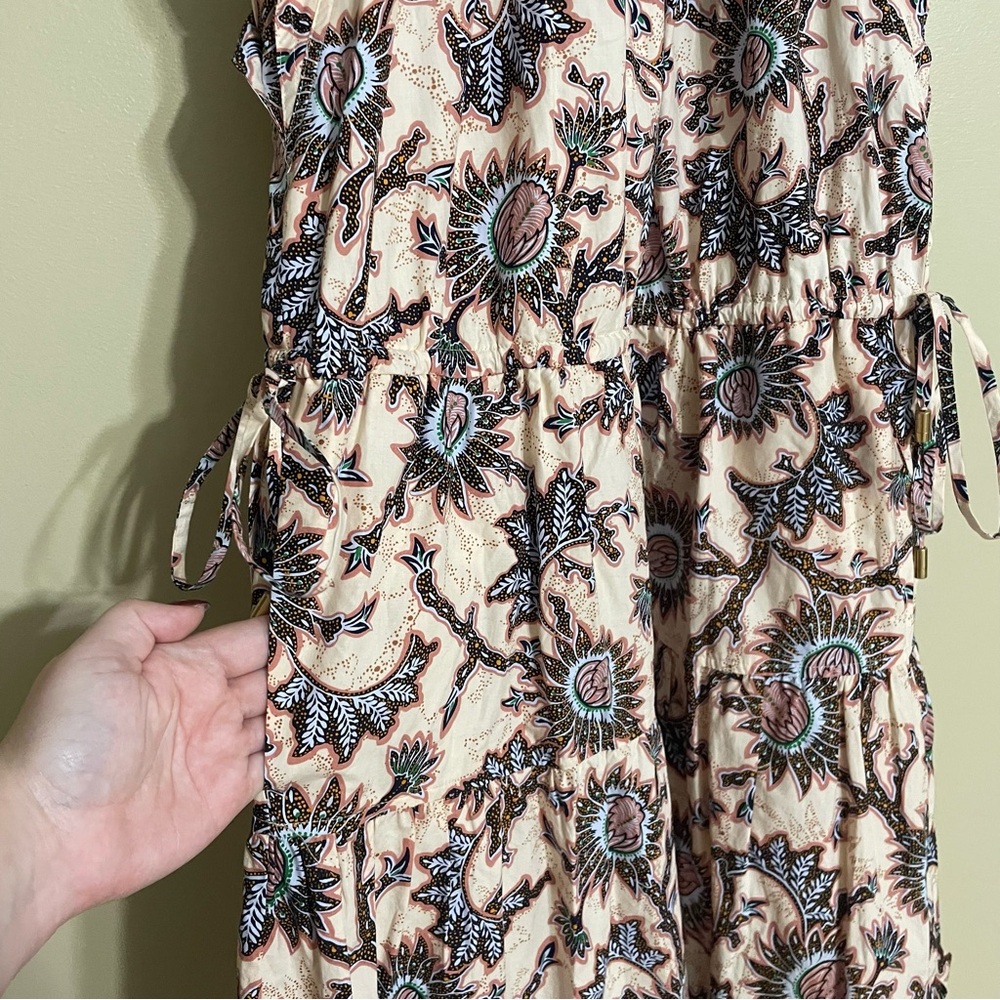 A.L.C. Augustine Cotton Midi Dress Size 10 - Picture 6 of 9